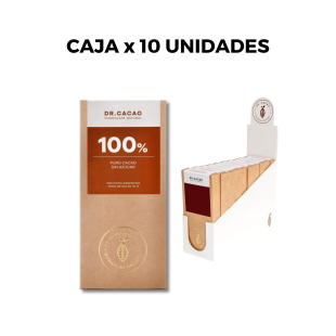 PACK X 10 – CHOCOLATE 100% – DR CACAO