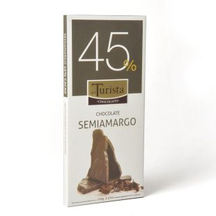 Tableta Chocolate Semiamargo 45% x 100g – Del Turista