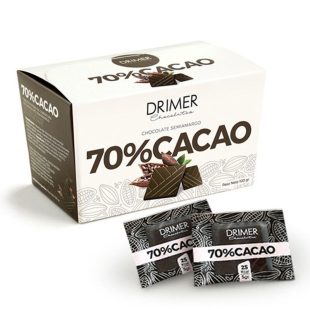 Caja Chocolate 70% Cacao (10u) x 100g – Drimer
