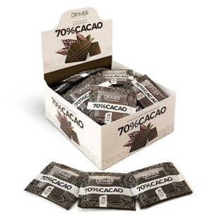 Display Tabletas de Chocolate 70% Cacao (40u) x 5g – Drimer