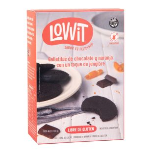 Galletitas de Chocolate y Naranja con Jengibre x 180g – Lovvit