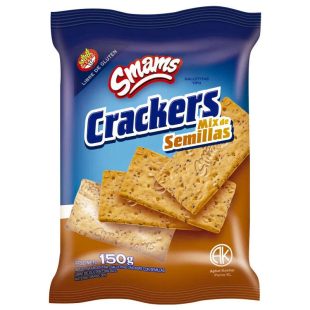 Crackers Mix de Semillas x 150g – Smams
