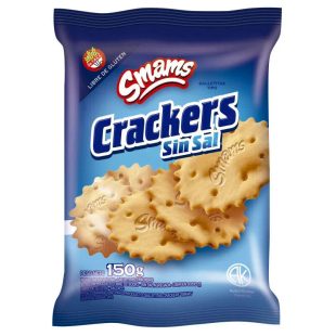 Crackers Sin Sal x 150g – Smams