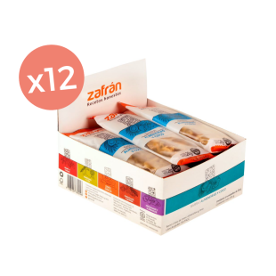 Caja de Barritas de  Almendra y coco x 12 – Zafran